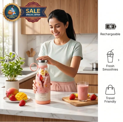 NutriBlend™ - Portable Electric Mixer | Bottle Blender | Fast Blades | Cord-Less - Imagem 1