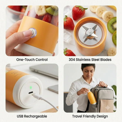 NutriBlend™ - Portable Electric Mixer | Bottle Blender | Fast Blades | Cord-Less - Imagem 4