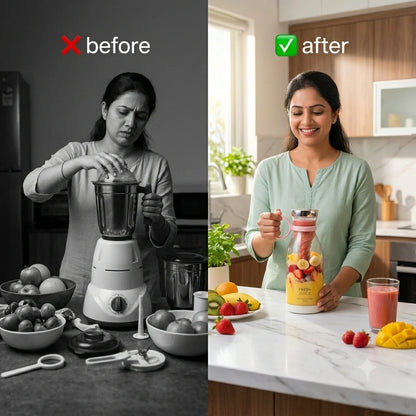 NutriBlend™ - Portable Electric Mixer | Bottle Blender | Fast Blades | Cord-Less - Imagem 2